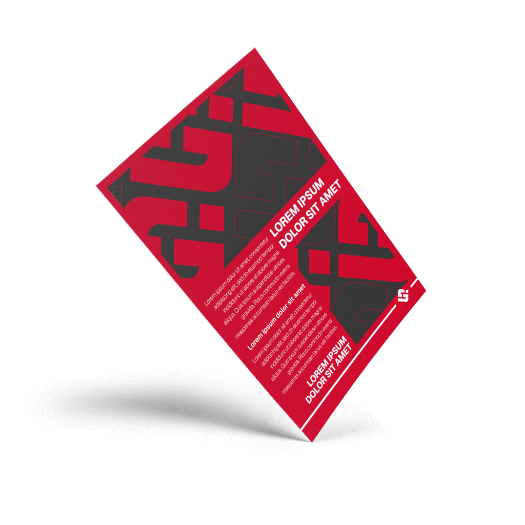 Flyer ou cartão de agradecimento personalizado em papel couchê, ideal para acompanhar pedidos e fidelizar clientes.